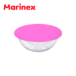 Marinex 500ml Round Glass Bowl with Lid SM200030337