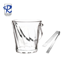 Royal Dine 900ml Ice Bucket with Stainless Steel Handle and Tong CROY558