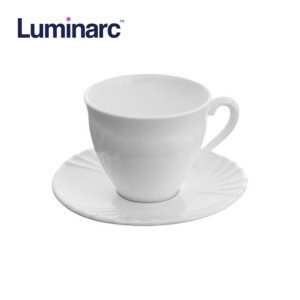 Luminarc 220ml Cadix Cup and Saucer Set 37784