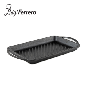 Luigi Ferrero 33x22cm Tika Cast Iron Grill Plate FR-3422CI