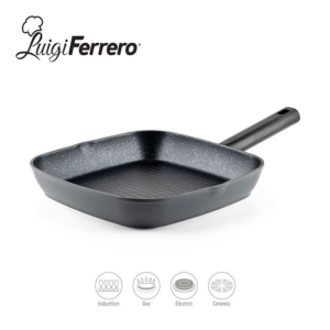 Luigi Ferrero 26cm Regina Non-Stick Grill Pan FR-2626