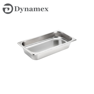Dynamex 65mm 1/3 Stainless Steel Food Pan CCOO235