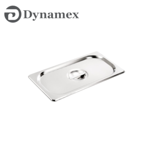Dynamex 1/3 Stainless Steel Food Pan Lid CCOO237