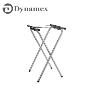 Dynamex Chrome Plated Tray Stand with 2 Straight Footed Stabilizer Bar CHEN192