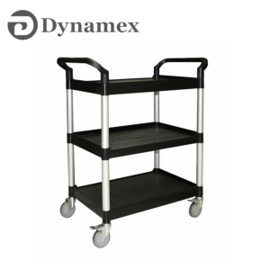 Dynamex Medium Black Plastic Bus Cart CHEN226