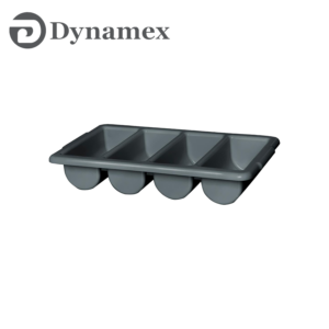 Dynamex Large Gray Cutlery Plate CHEN243