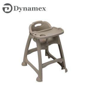 Dynamex Gray Baby High Chair with Tray CHEN251