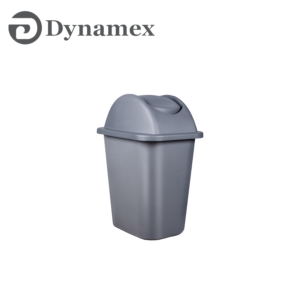 Dynamex 35L Gray Garbage Can with Lid CHEN256