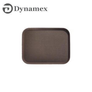 Dynamex 10x14" Rectangle Non-slip Brown Tray CHEN271