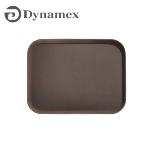 Dynamex 12x16" Rectangle Non-slip Brown Tray CHEN272