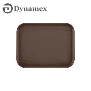 Dynamex 12x16" Brown Rectangle Fast Food Tray CHEN282