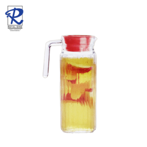 Royal Dine 1L Quadro Jug with Red Lid CJUG227