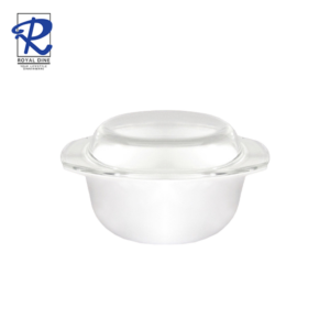Royal Dine 1.5L Oxford White Opal Casserole with Lid CROY139