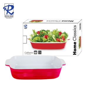 Royal Dine 1.5L California Red Rectangle Baking Dish CROY298