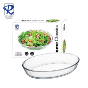 Royal Dine 2.4L Florida Oval Borosilicate Baking Dish CROY333