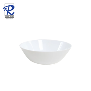Royal Dine 7.5" Plain White Opal Serving Bowl CROY405