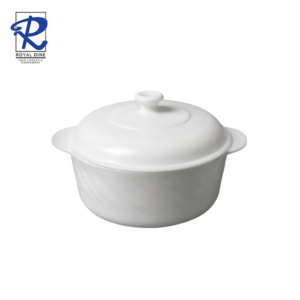 Royal Dine 2.5L Stanford White Opal Casserole with Lid CROY411