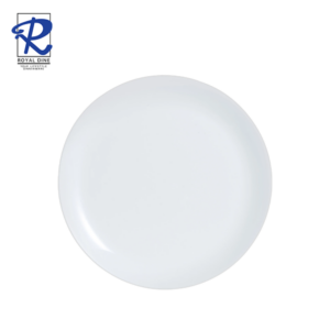 Royal Dine 10" Plain White Opal Dinner Plate CROY447