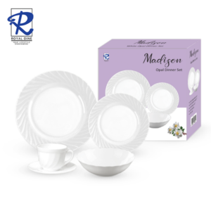 Royal Dine 10pcs Madison White Opal Dinner Set CROY459