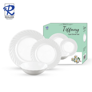 Royal Dine 6pcs Tiffany White Opal Dinner Set CROY461