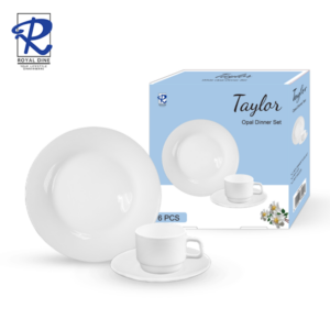Royal Dine 6pcs Taylor White Opal Dinner Set CROY544