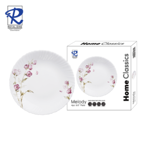 Royal Dine 4pcs 9.5" Melody Opal Dinner Plate Set A CROY576