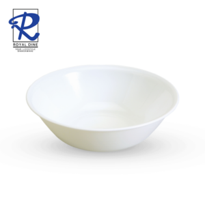 Royal Dine 1pc 9" White Opal Serving Bowl CROY583