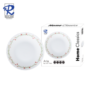 Royal Dine 4pcs 9.5" Aria Opal Dinner Plate Set CROY587
