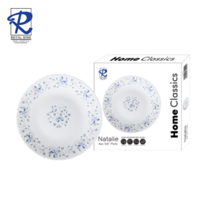 Royal Dine 4pcs 9.5" Natalie Opal Dinner Plate Set CROY588