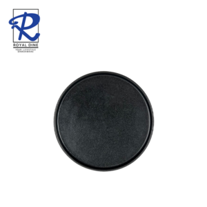 Royal Dine 7.5" Black Ceramic Dessert Plate CROY617