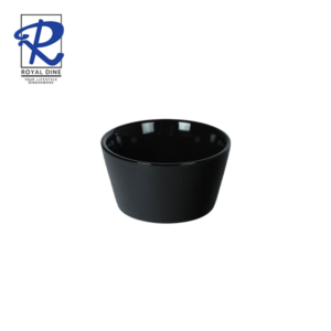 Royal Dine 6" Black Ceramic Bowl CROY619