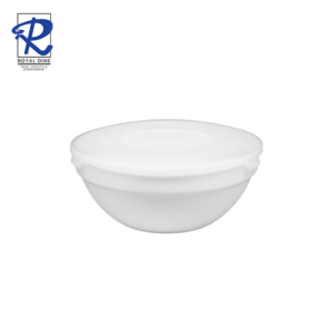 Royal Dine Olivia White Opal Bowl with Lid CROY622