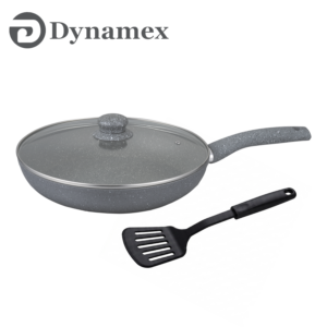Dynamex 24cm Marble Induction Frying Pan with Nylon Turner DYMX051