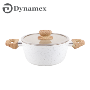 Dynamex 28cm Granite Casserole with Lid DYMX127