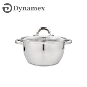 Dynamex 24cm Primera Stainless Steel Casserole with Lid DYMX130