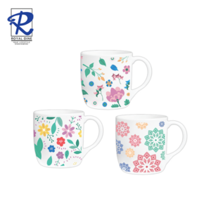 Royal Dine 12oz Floral New Bone Mug ISET852