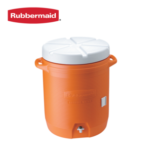 Rubbermaid 10 Gallons Orange Cooler Jug 1610-01-11