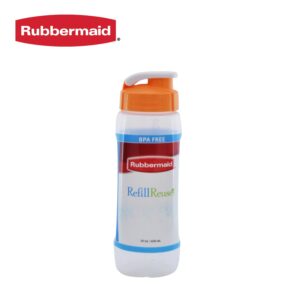 Rubbermaid Chug 600ml Bottle Orange lid 3161-AP