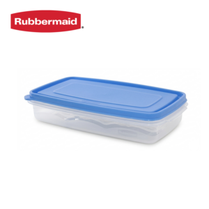 Rubbermaid 4.4L Rectangle Servin Saver with Blue Lid 3862-A