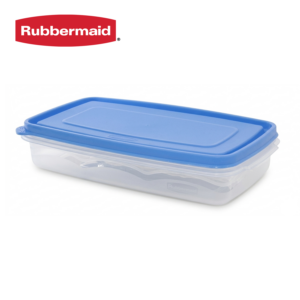 Rubbermaid 8.3L Rectangle Servin Saver with Blue Lid 3863-A