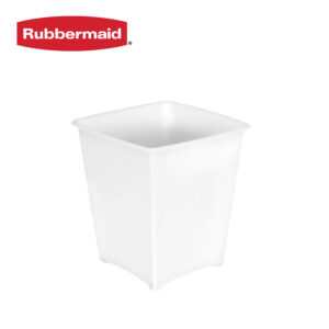 Rubbermaid Vanity Wastebasket White 2382WHT