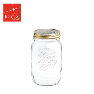 Bormioli Rocco Quattro Stagioni 1 Liter Bottle Jar w/ Lid 365160