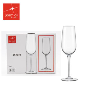Bormioli Rocco Spazio 215ml Flute Stem Glass 320754