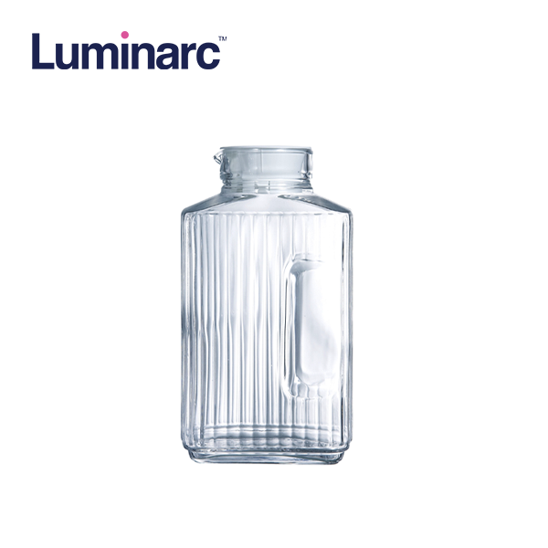 Luminarc 2L Quadro Jug with Lid V6348