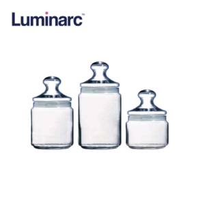 Luminarc 3pcs Rondo Pot Jar Set V3716
