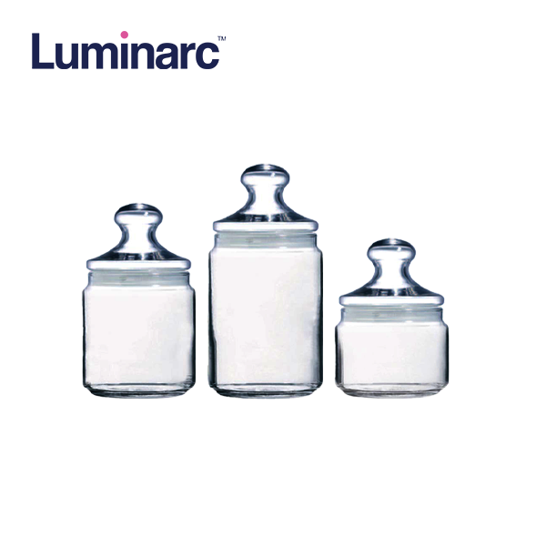 Luminarc 3pcs Rondo Pot Jar Set V3716