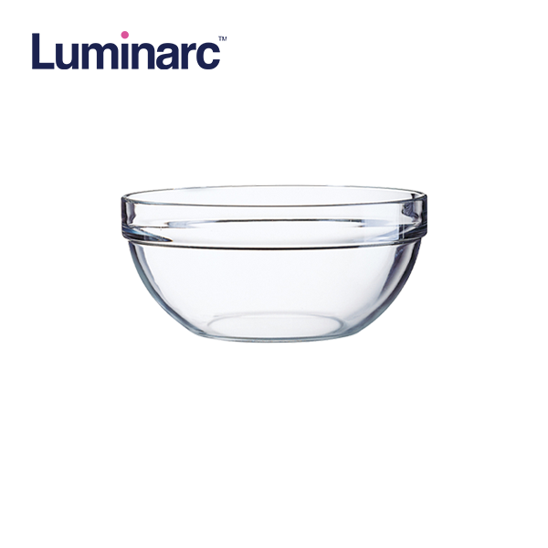 Luminarc 10cm Empilable Stackable Tempered Glass Bowl N2613