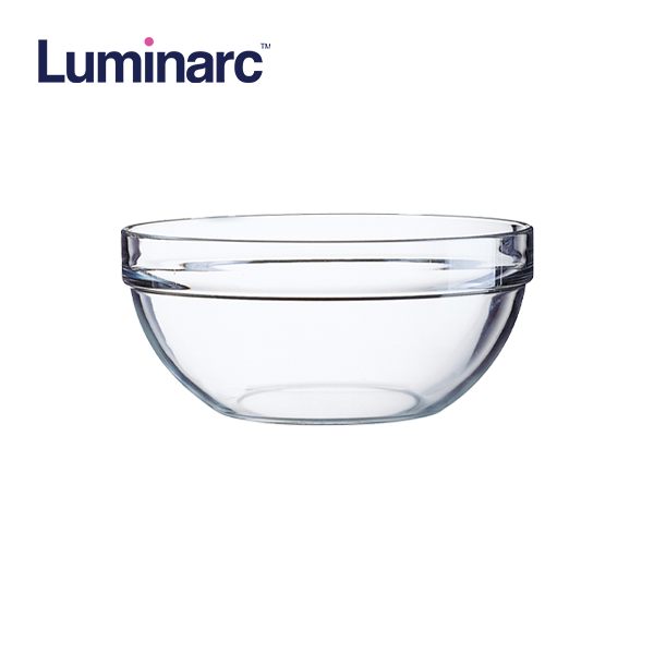 Luminarc 17cm Empilable Stackable Tempered Glass Bowl N2317