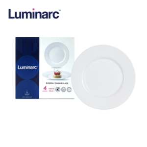 Luminarc 4pcs 24cm Everyday Dinner Plate V8876