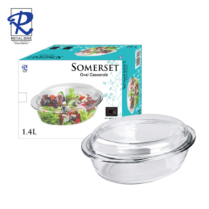 Royal Dine 1.4L Somerset Oval Glass Casserole CROY553